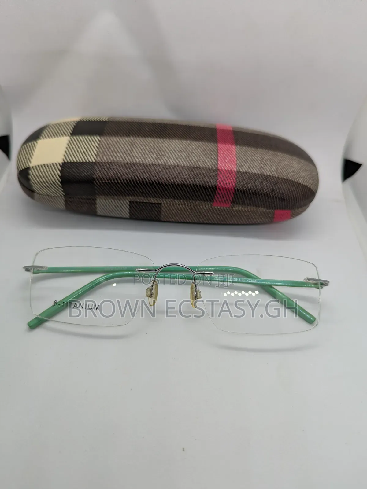 B-Titanium Rimless Glasses