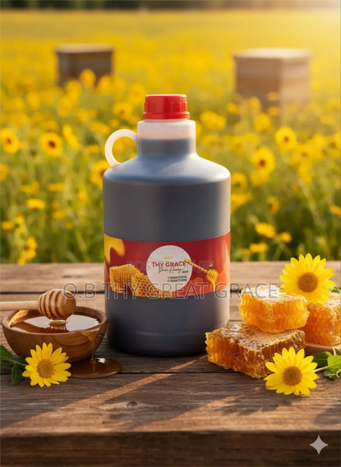 Raw Natural Bee Honey From the Forest