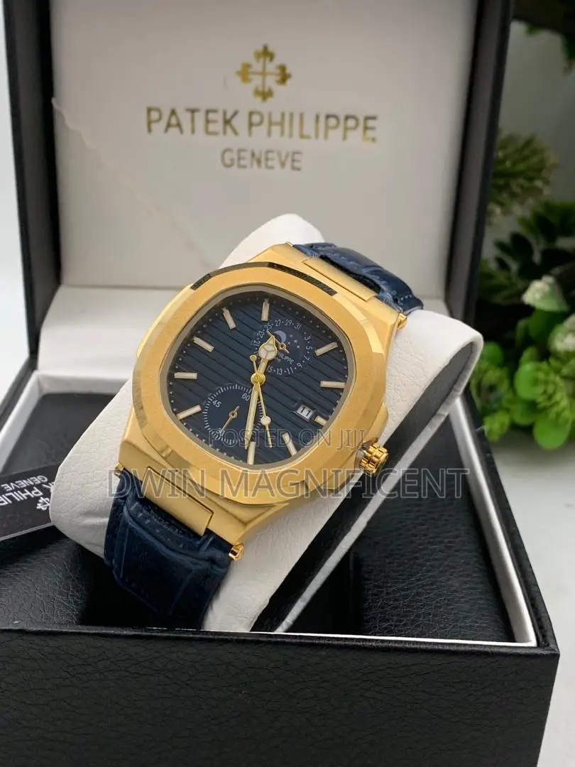 Patek Philippe Nautilus Leather Watch