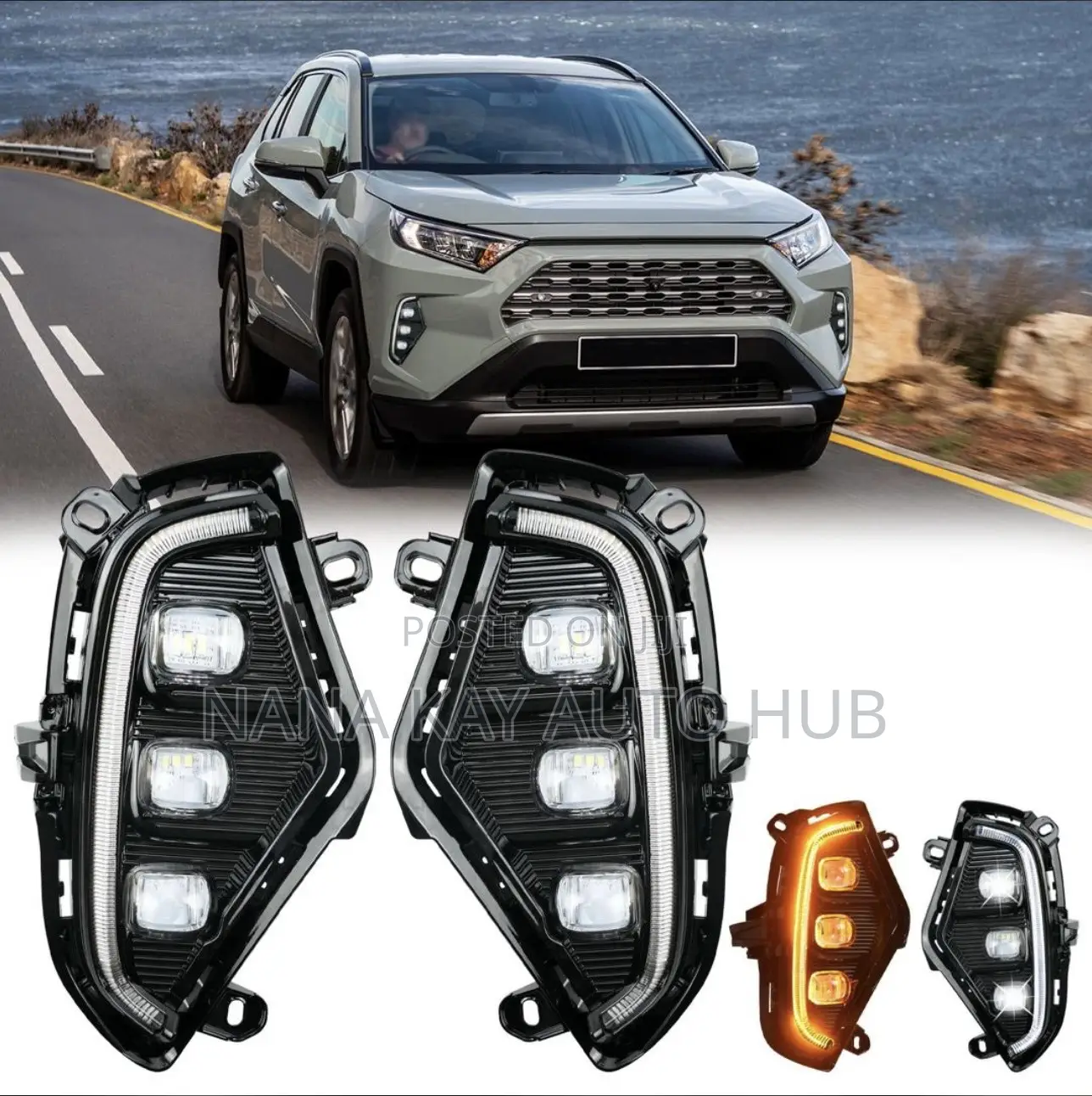 Rav4 2020 Led Fog Lamps Pair