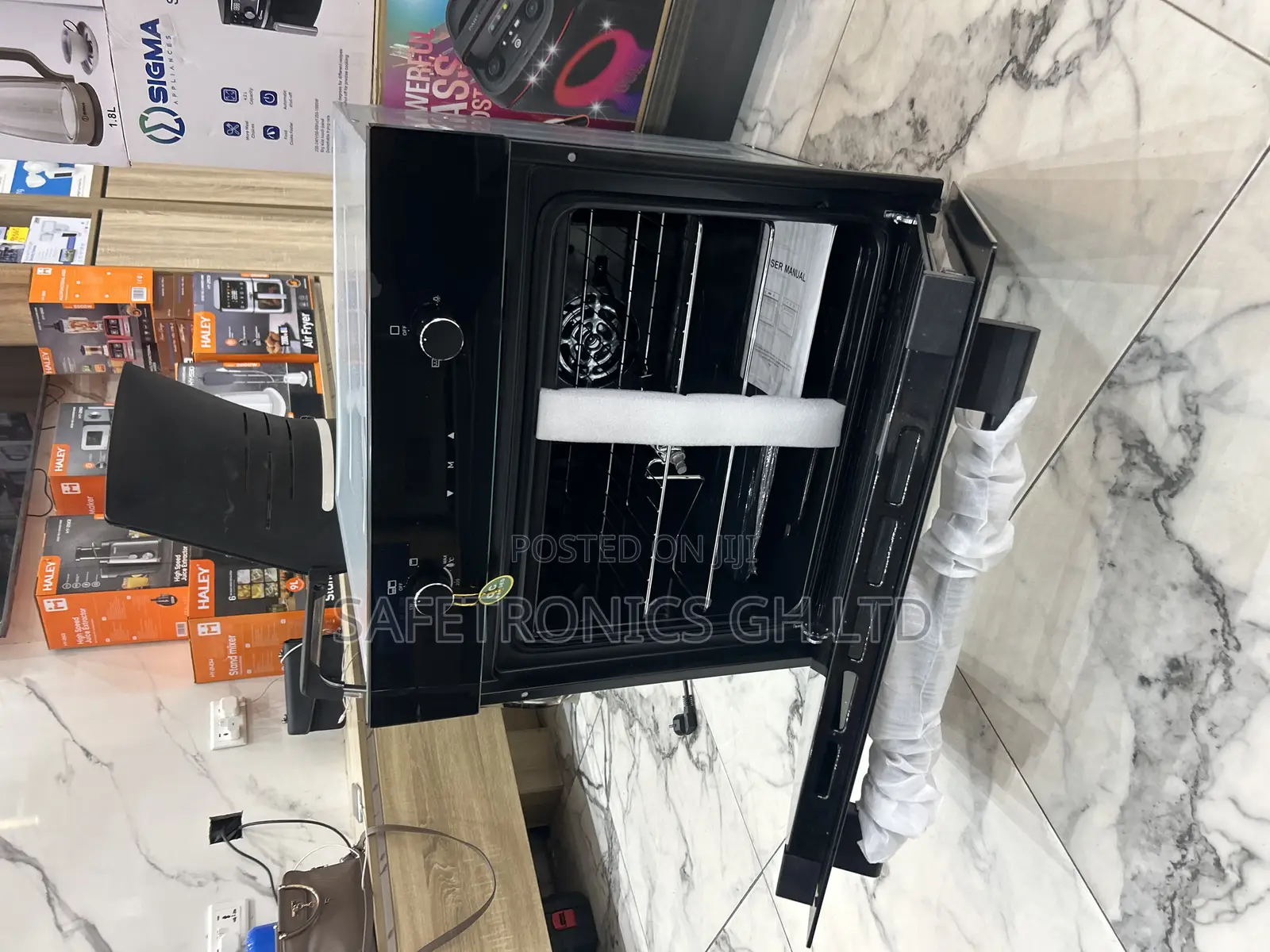 Essential Black Ceramic Kenwood (Touch Screen) Electric Oven