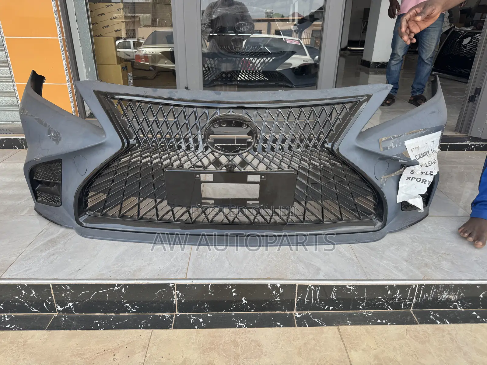 Toyota Camry 2018-2022 Front Bumper Lexus Style