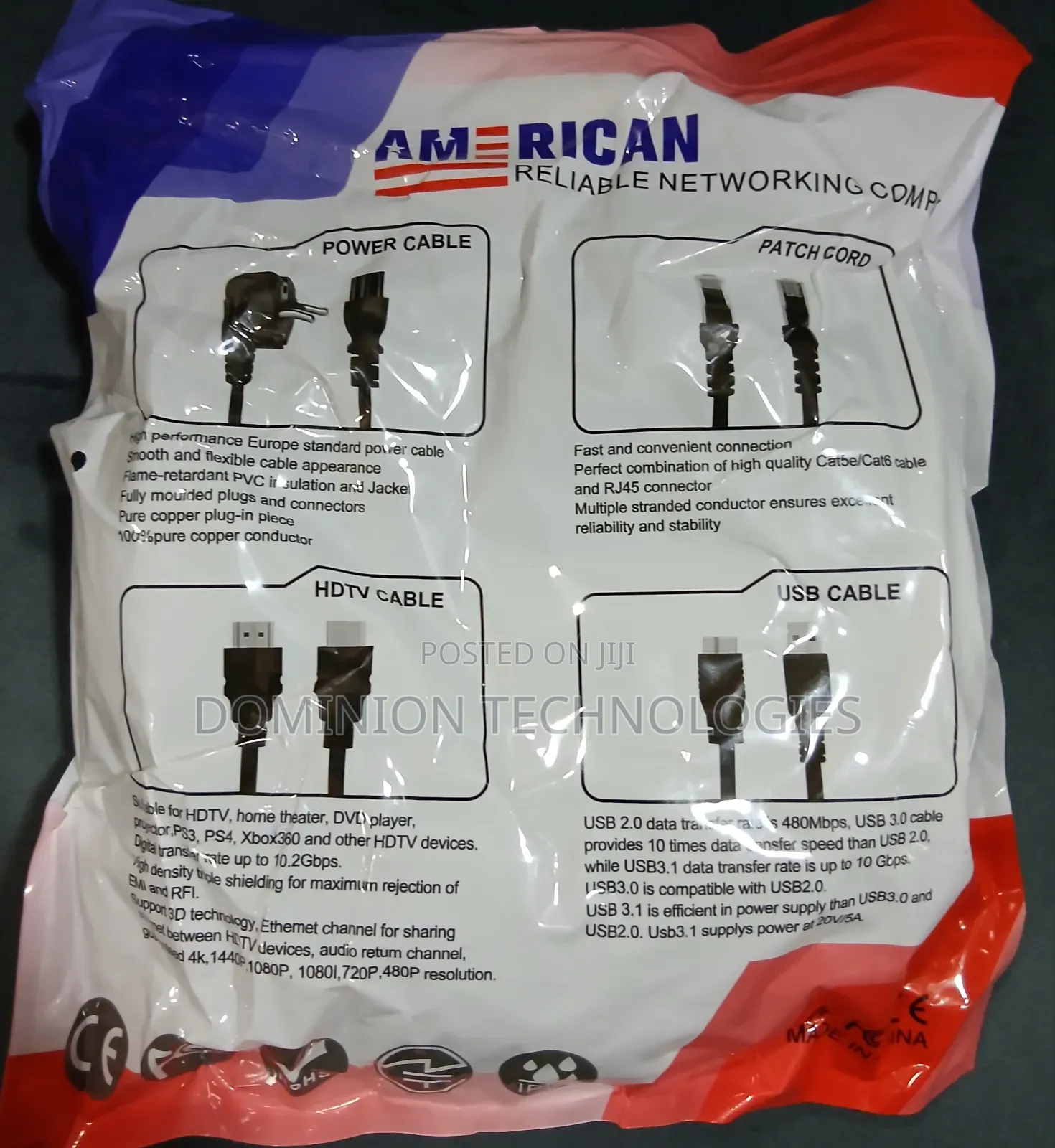 10m Hdtv American High Speed Original Cable