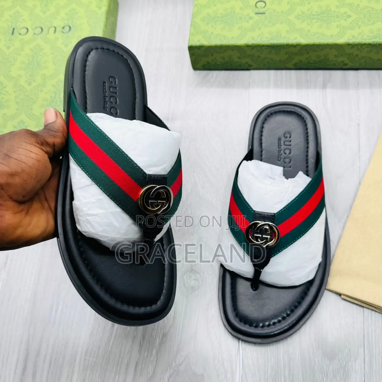 This Is Original Gucci Slippers for Men for Outfit Gentleman