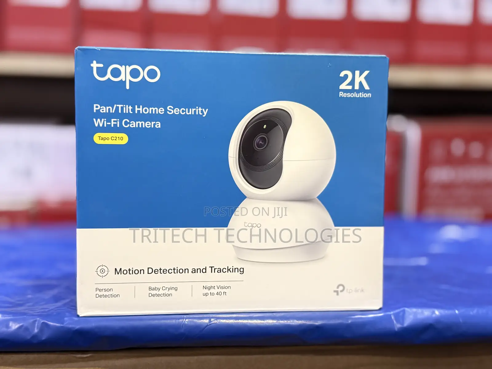Tp-Link Tapo C210 Indoor Wifi Canera Pan/Tait 3mp