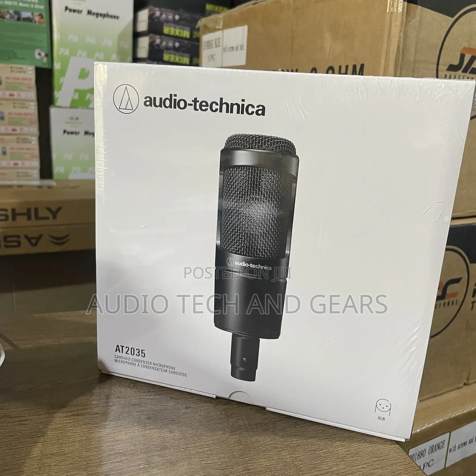 Audio- Technica At2035 Cardioid Condenser Microphone