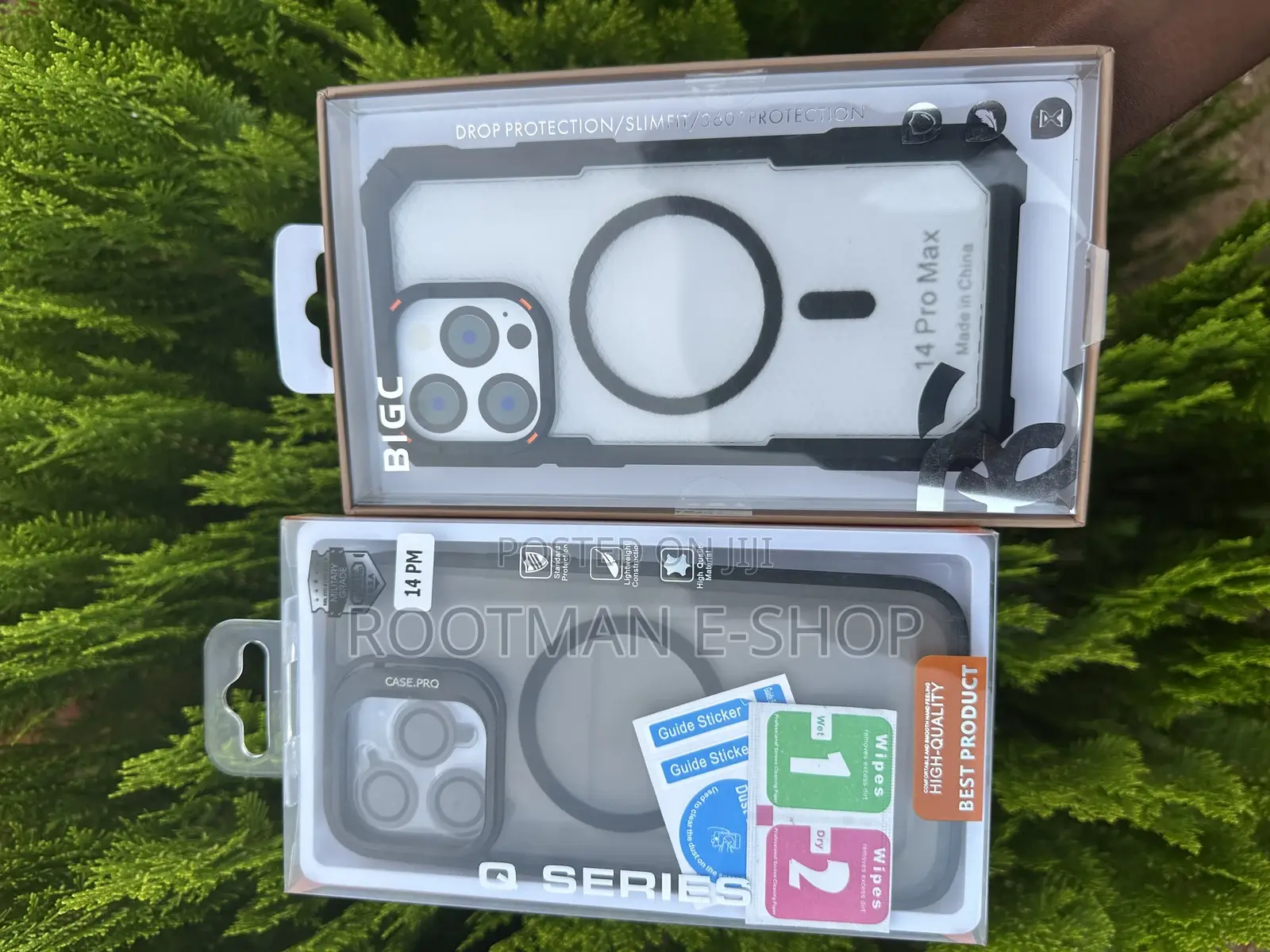 iPhone 14 Pro to 16 Pro Max Frosted Case Mag Safe Shockproof Cover