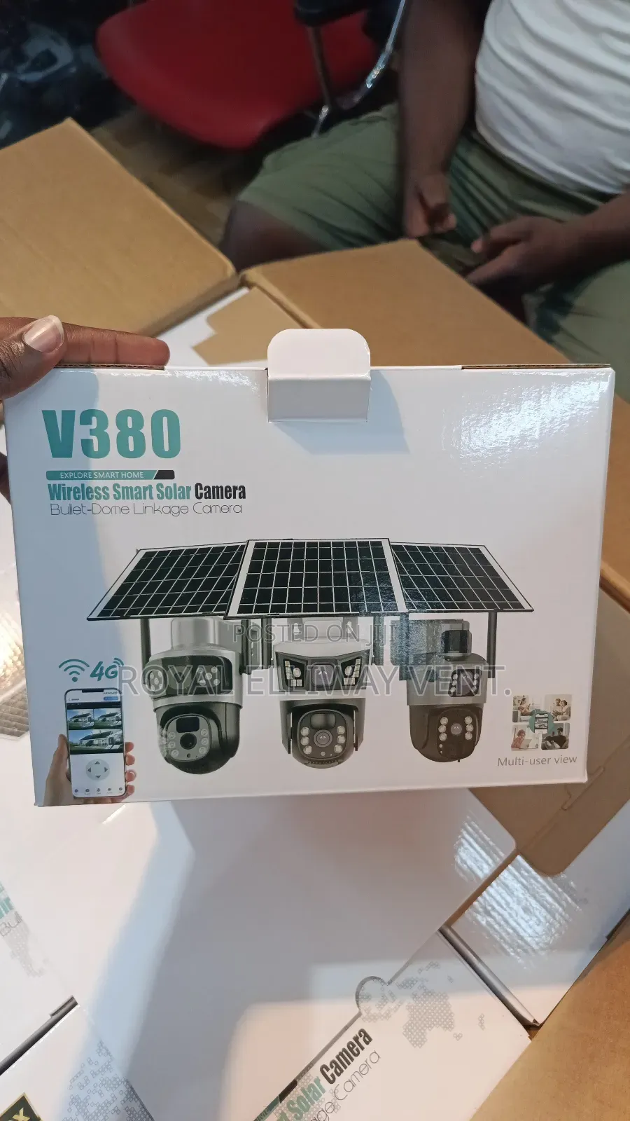 V380 Solar Camera