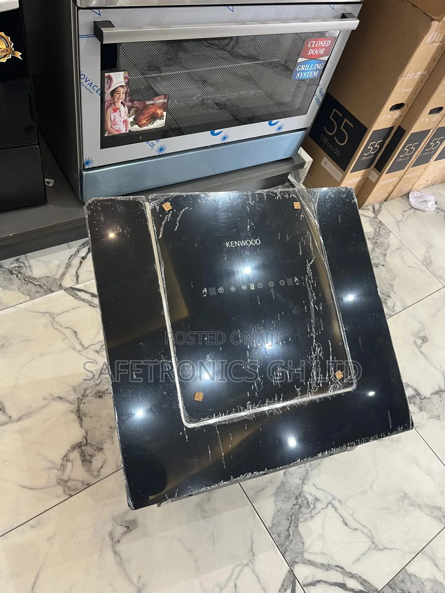 Best Lastest Kenwood 60cm Black Ceramic Built-in Range Hood