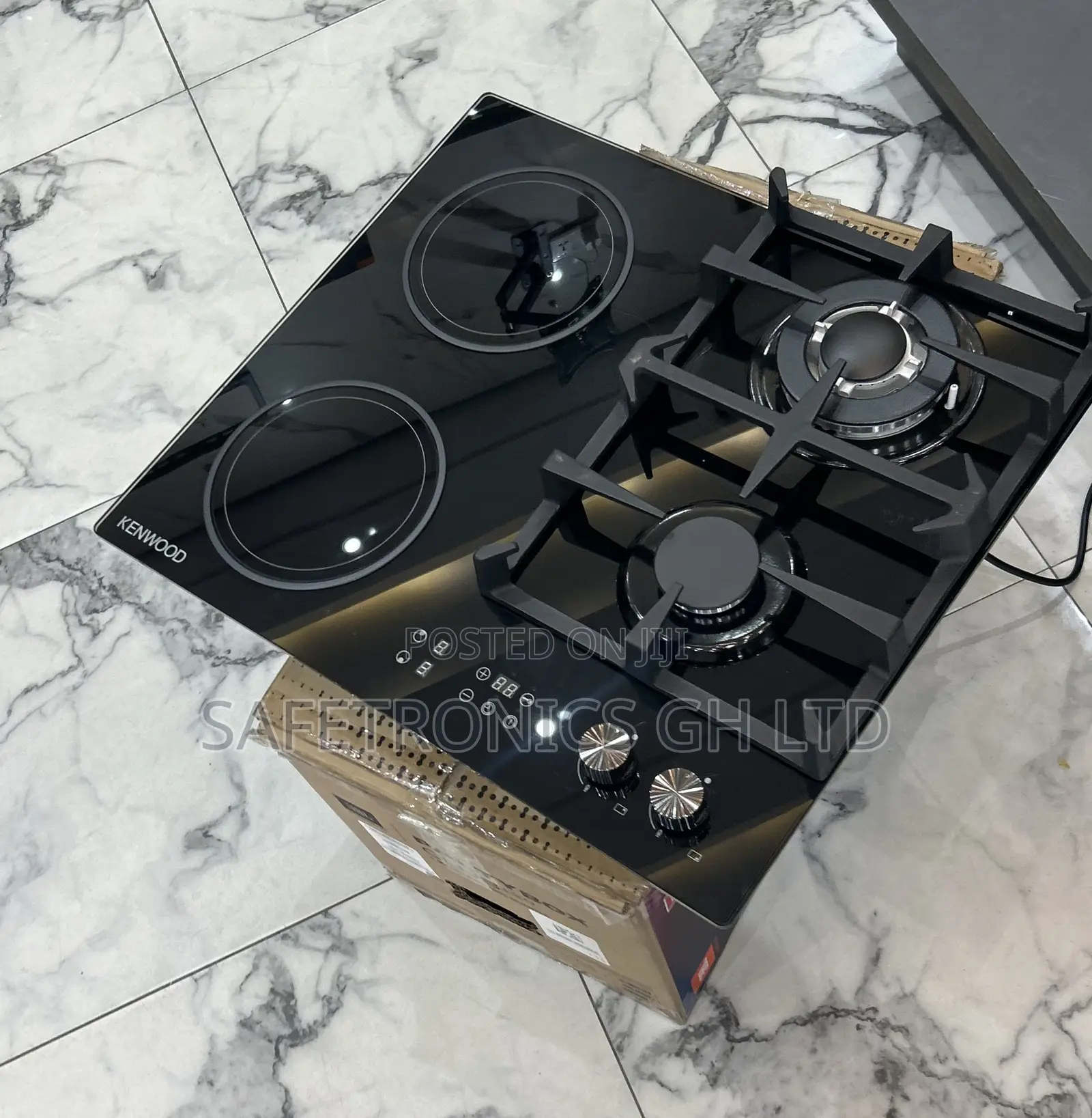 Try Out Electric in-Built Ceramic Kenwood 2+2 Gas Cooker