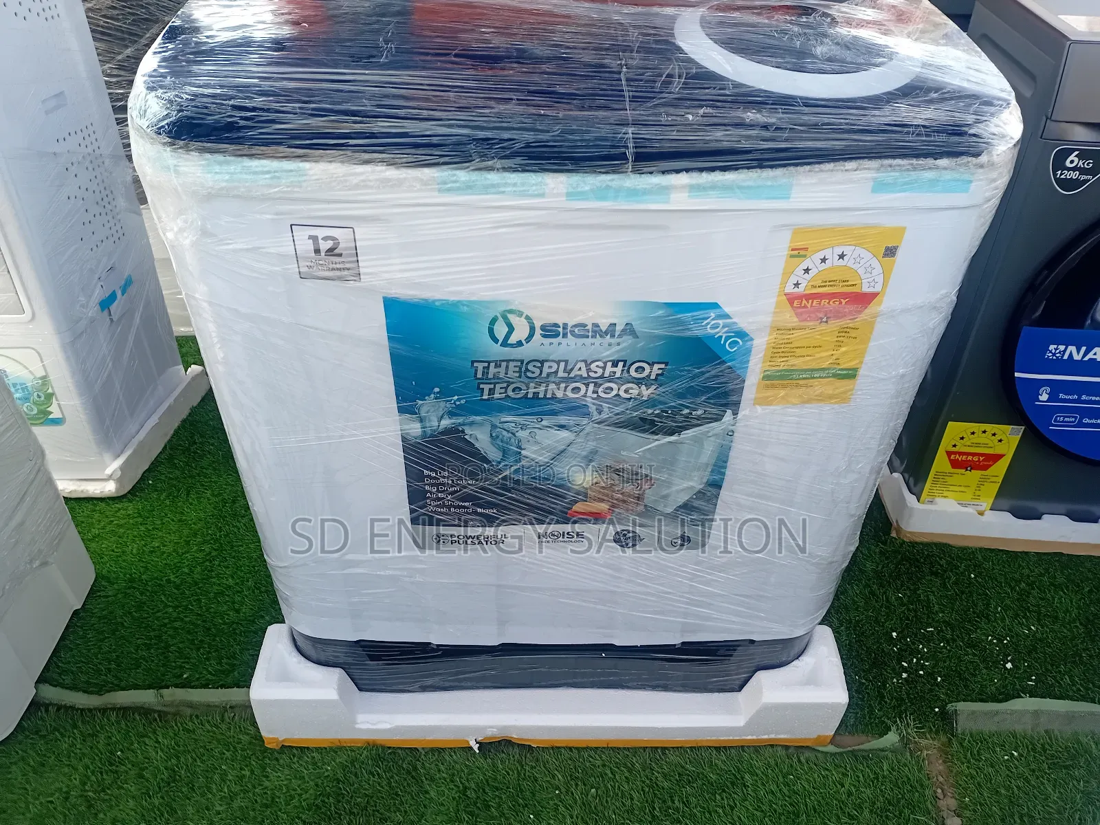 Fresh Flow Washer Sigma 10kg Washing Machine Sigma Washing Machine