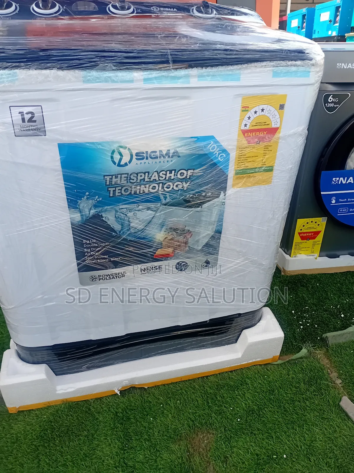 Aqua Care Smart Sigma 10kg Washing Machine Sigma Washing Machine