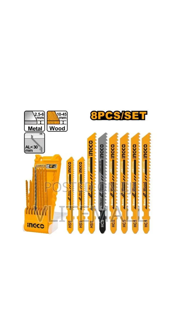 8 PCS Jig Saw Blades Set | Akd8088