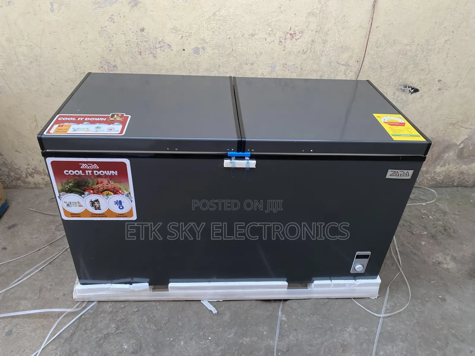 Zara 450liters Double Door Chest Freezer Zara-650fl-Dd
