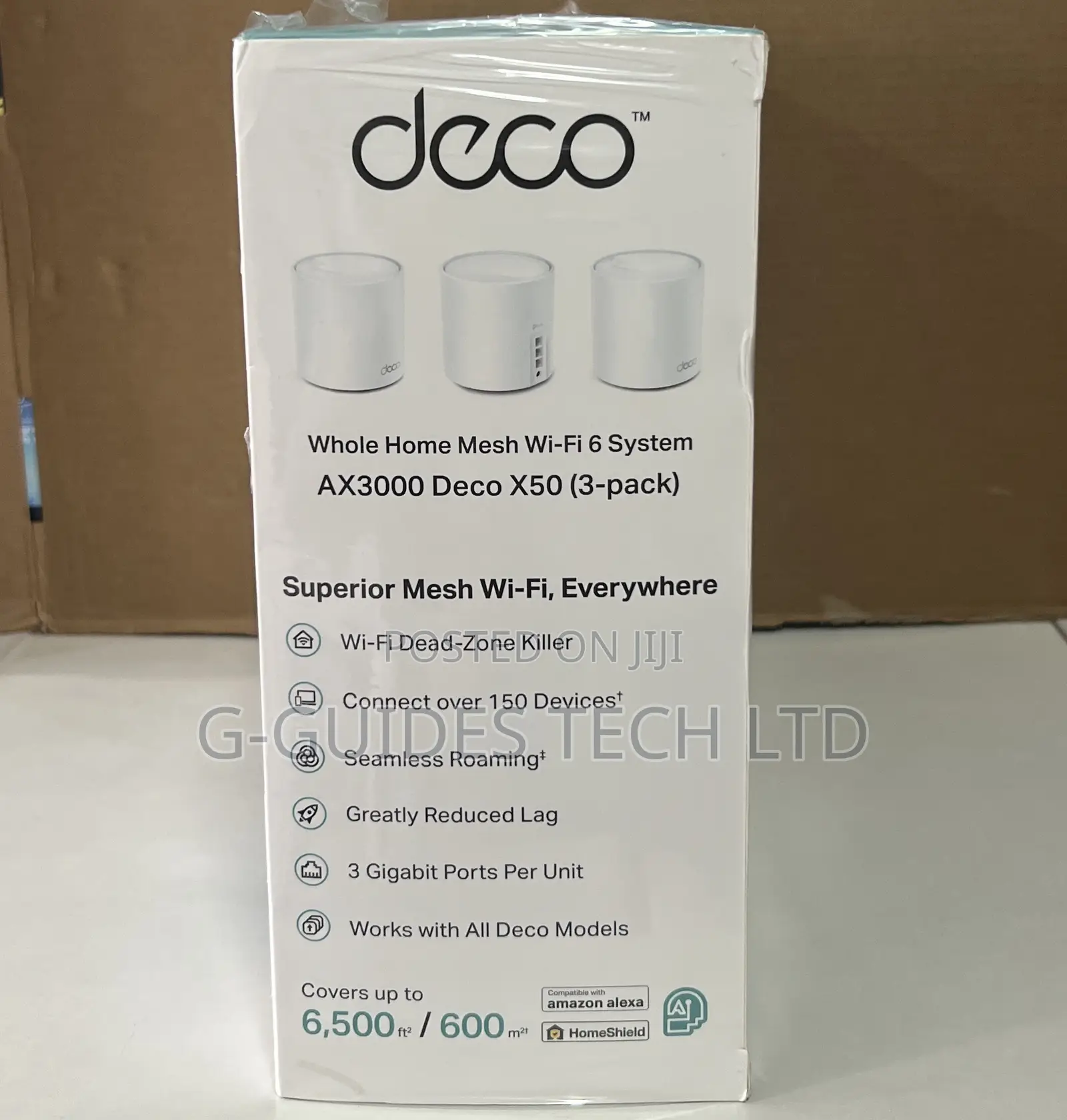 Tp-Link Deco X50 Ax3000 Whole Home Mesh Wifi 6 System 3-Pack