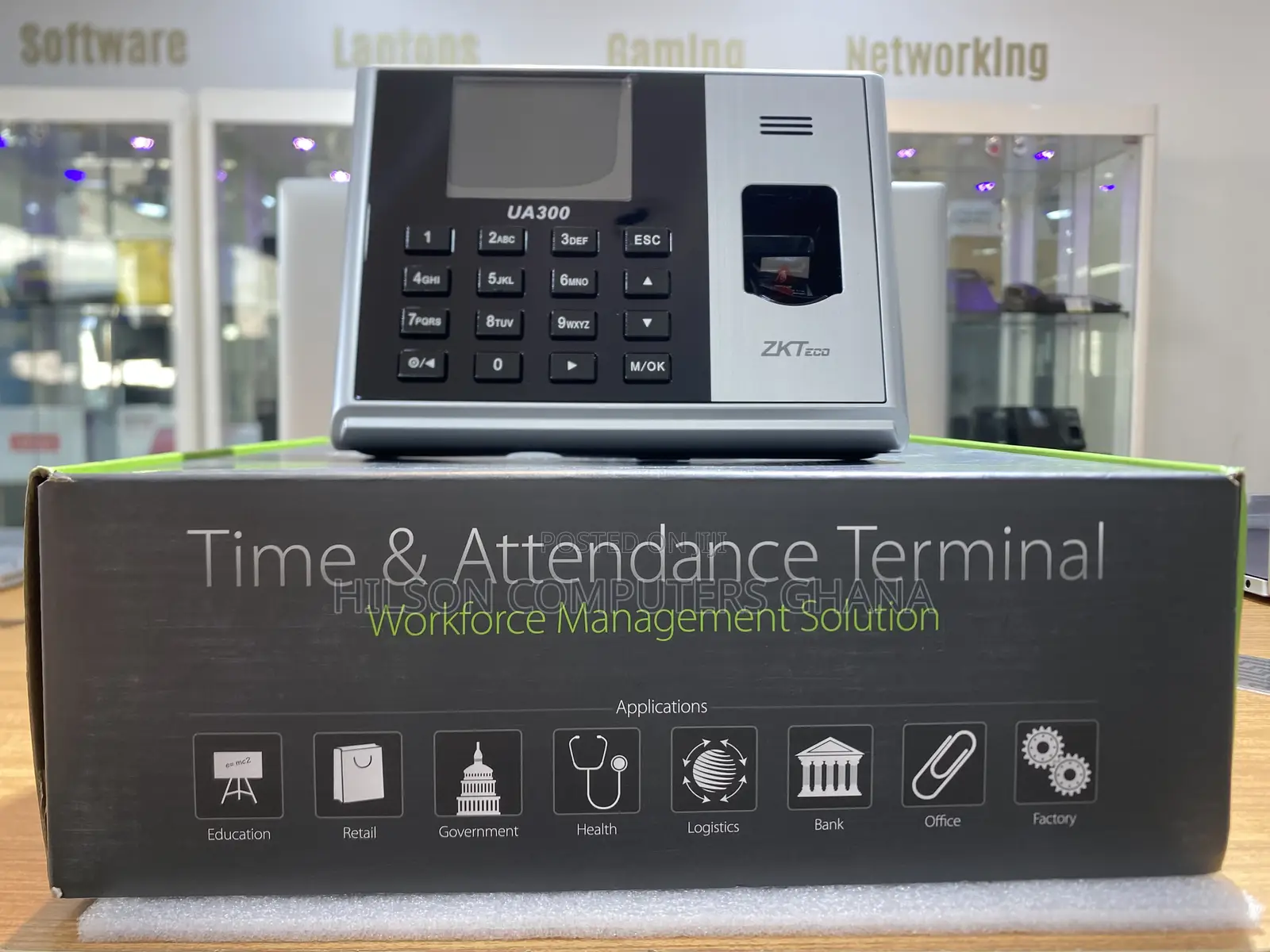 Zkteco Ua300 Biometric Time Attendance Fingerprint Scanner