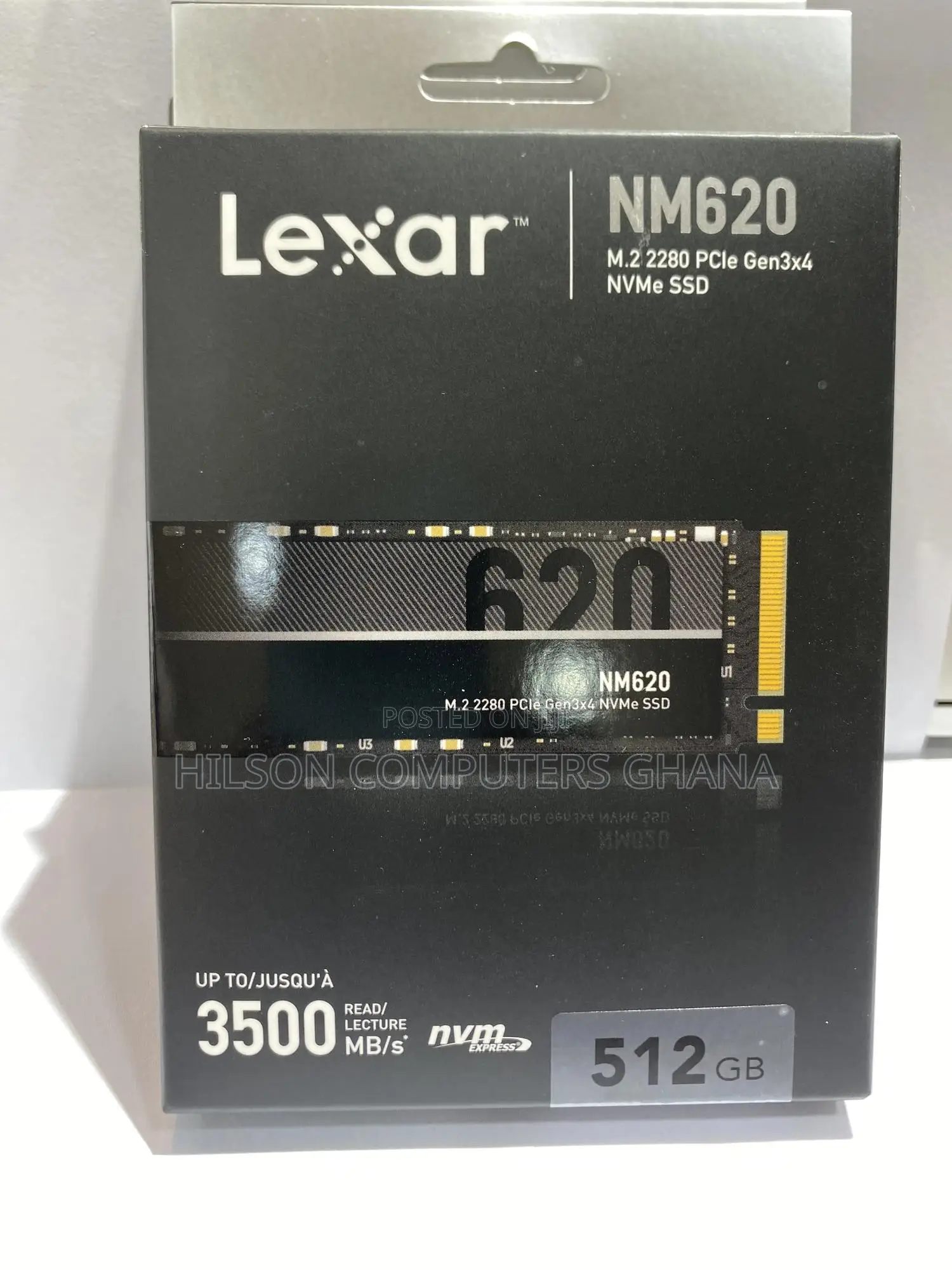 Lexar Nm620 512 Gb Ssd, M.2 2280 Pcie Gen3x4 Nvme