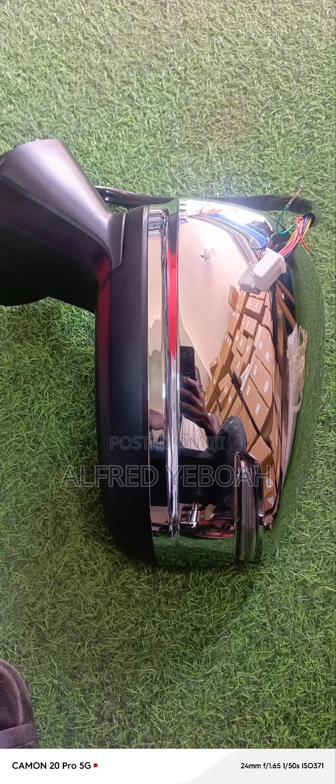 Toyota Land Cruiser 2022-2025 Chrome Mirror Sensor