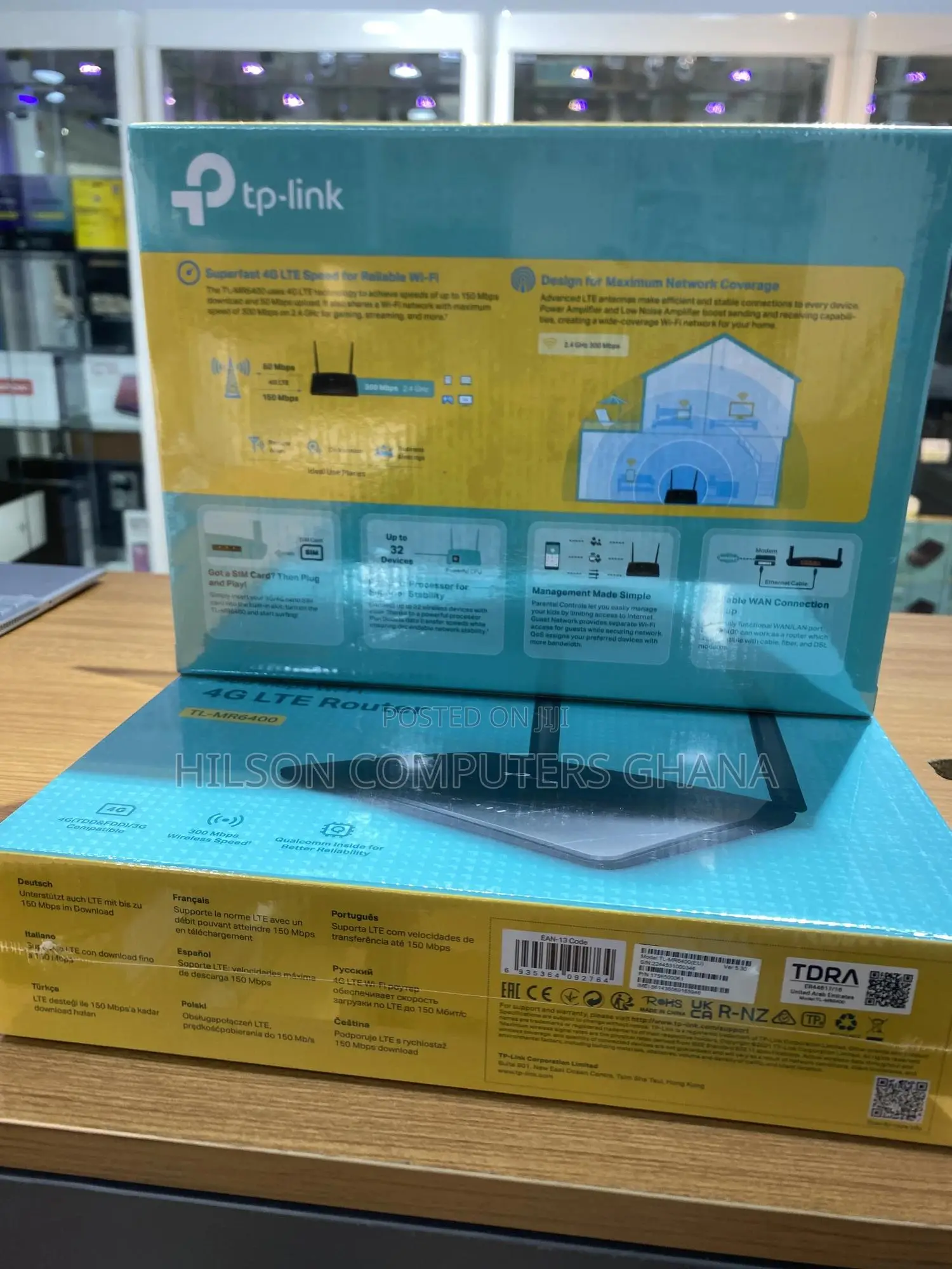 Tp-Link Wireless N 4g Lte Router - Tl-Mr6400