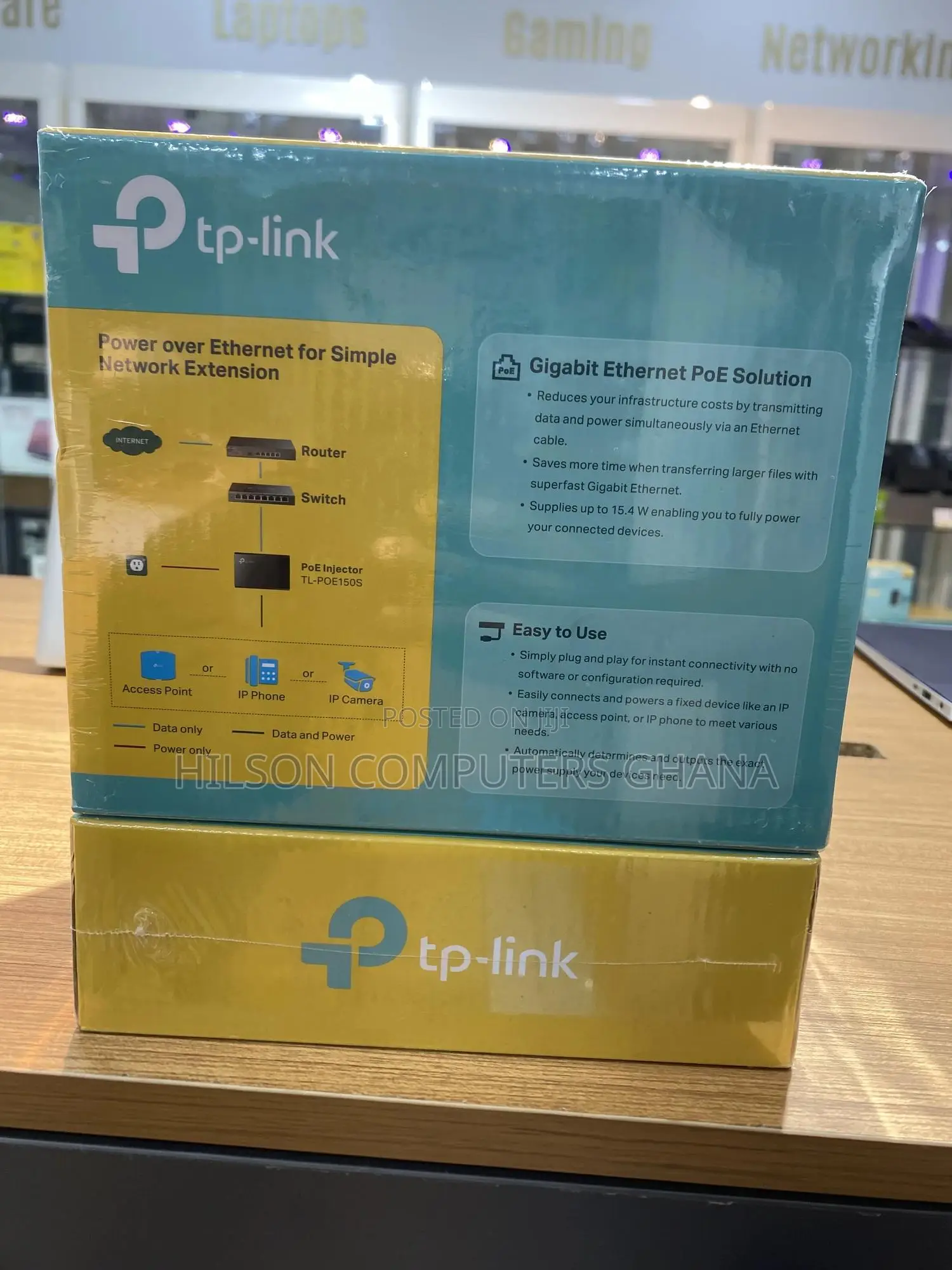 Tp-link Poe Adapter Tl-poe150s Poe Gigabit Power Supply