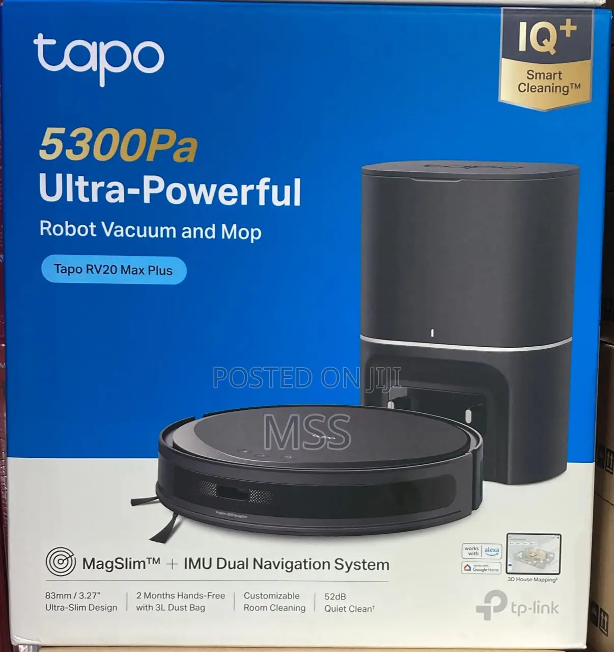 Tapo Rv20 Max Plus 5300 Suction Navigation Robot Vacuum