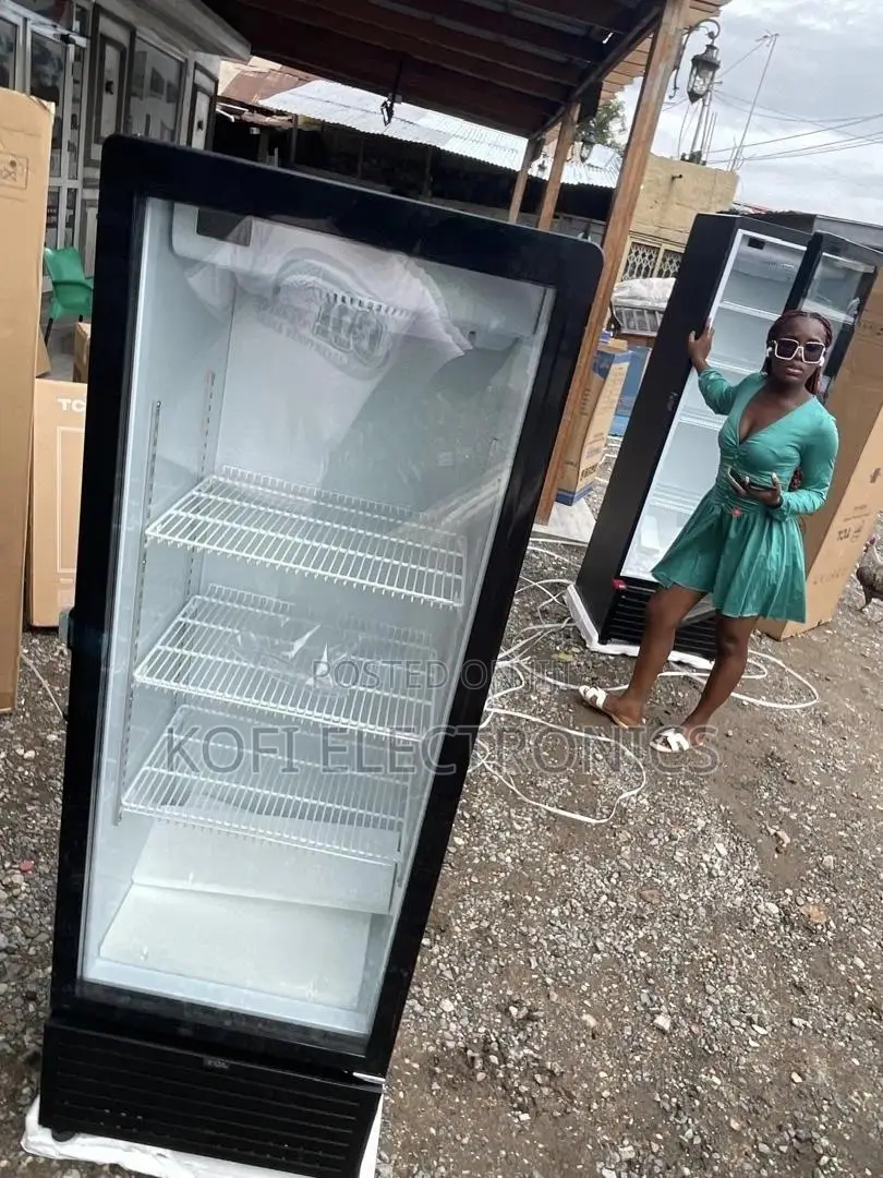 Tcl 325l Tall Glass Door Cooler Modern, Spacious Energy Efficient