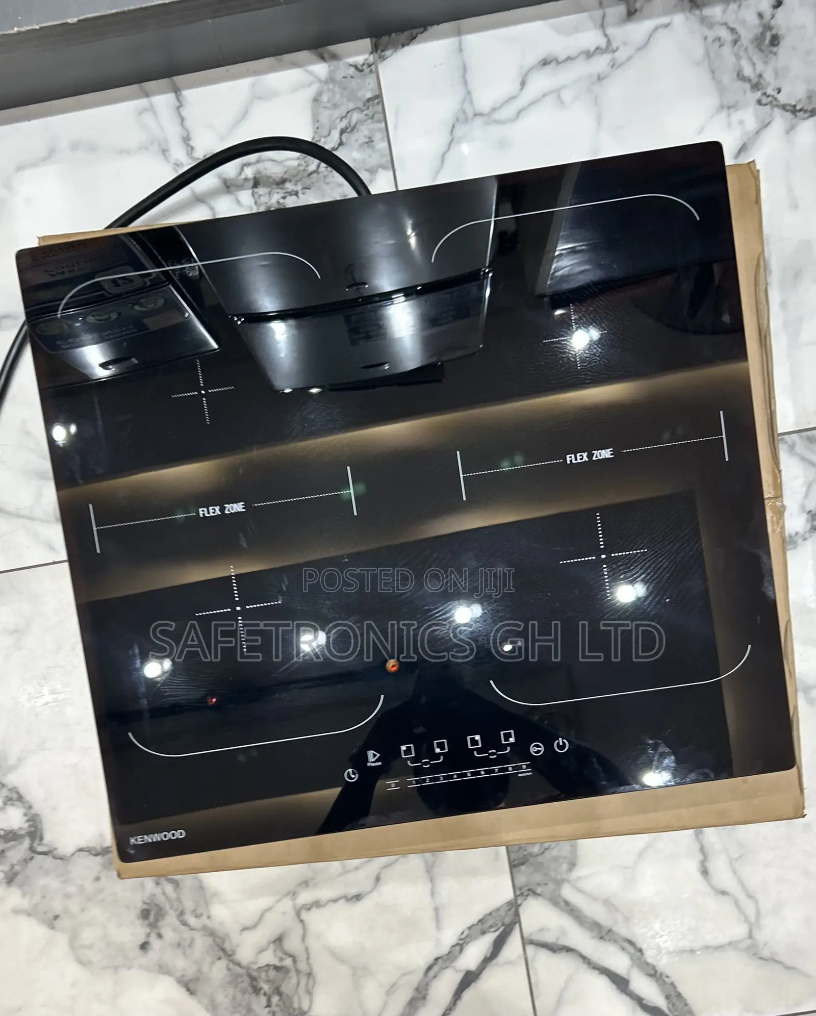 Best Kenwood 4 Electric Hob in-Built Black (Glass) Cooker
