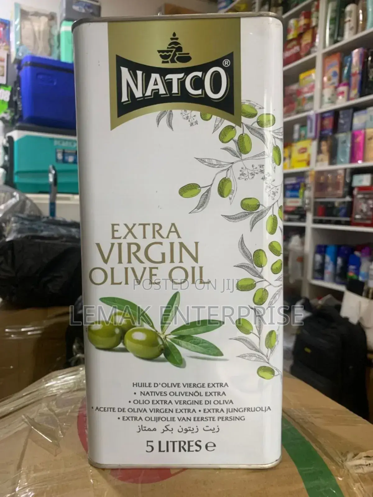 Natco Extra Virgin Olive Oil 5 Litres
