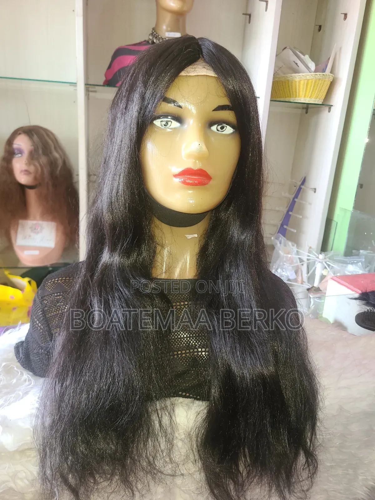 Long Black Wavy Hair