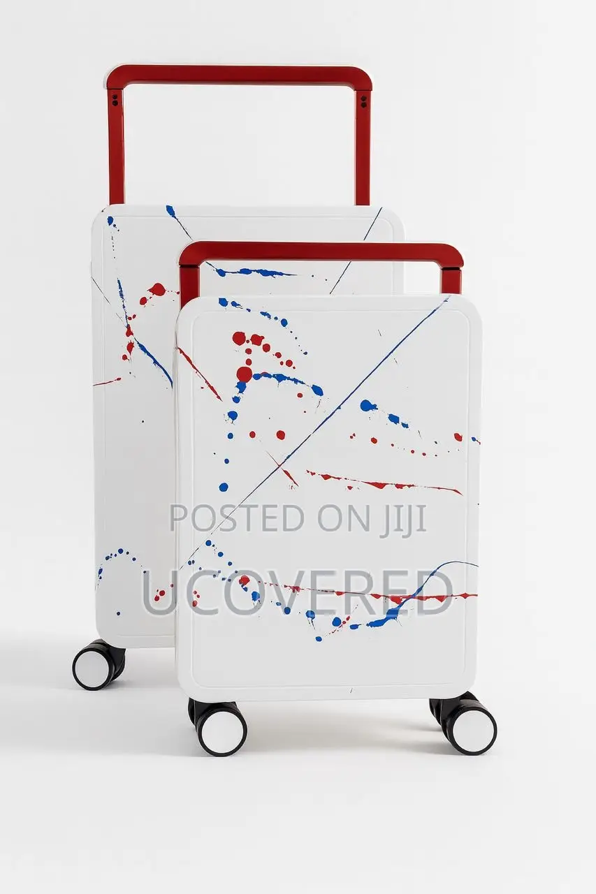 Durable Marbled Hardshell Exterior Suitcases 24” And 20”
