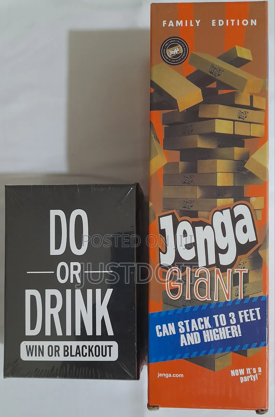 Jenga and Do or Drink Game Pack