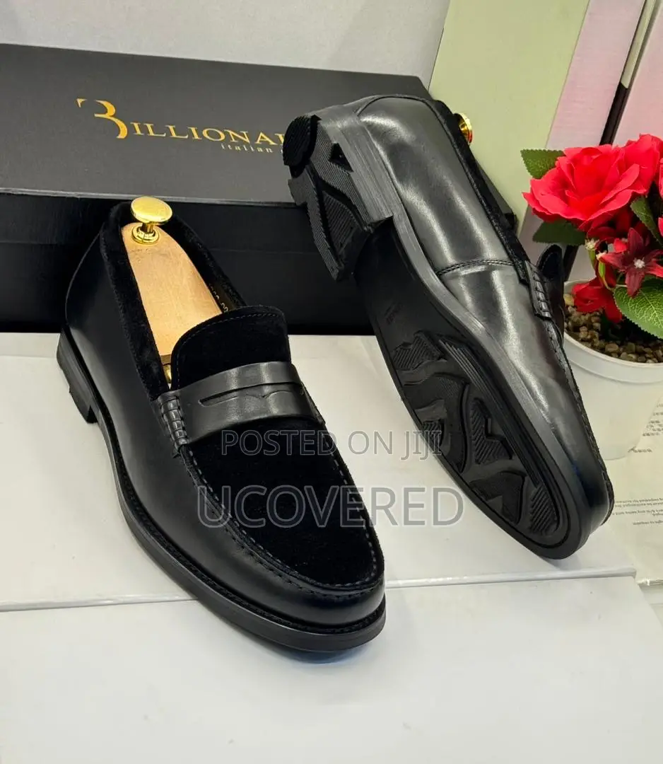 Billionaire Men’S Leather+ Suede Classic Shoe