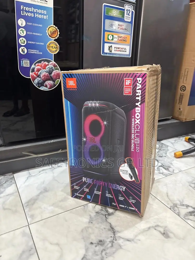 Original JBL Party Box Club 120 (Black) Speaker
