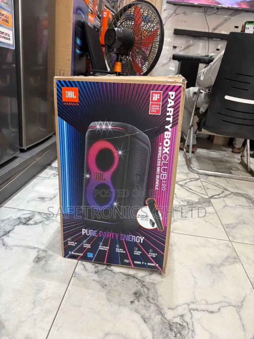 Lastest Black Bluetooth JBL Party Box Club 120 Speaker