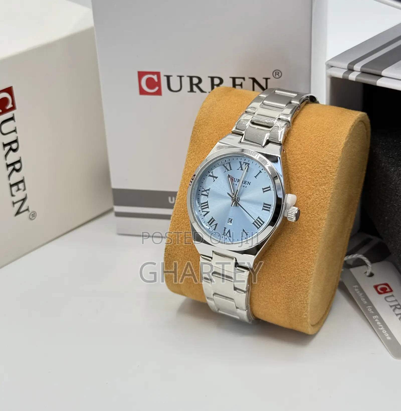 Curren Ladies Bold Analog Silver Watch
