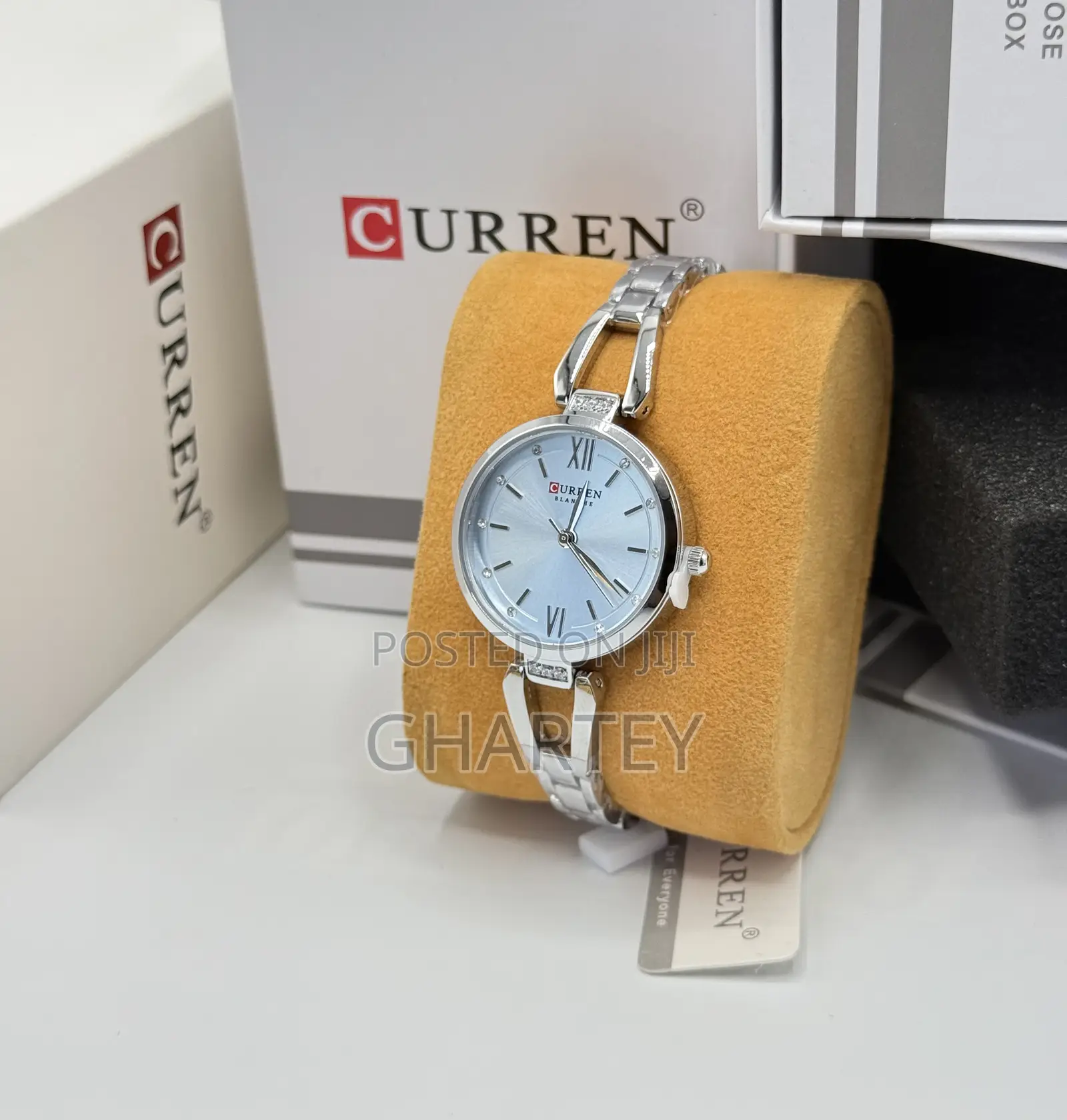Curren Ladies Bold Analog Silver Watch