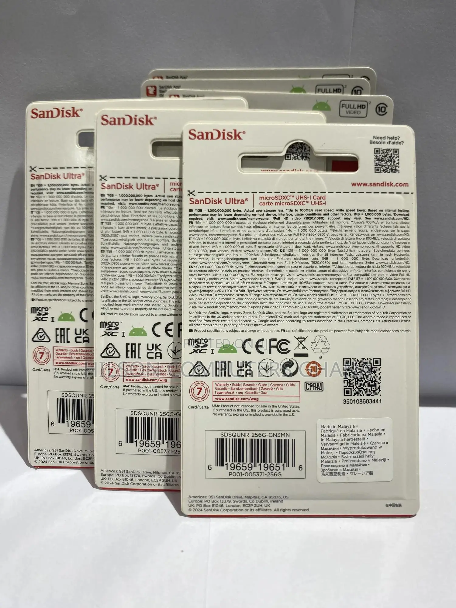 Sandisk Ultra Microsdhc Uhs-i Memory Card - 256gb