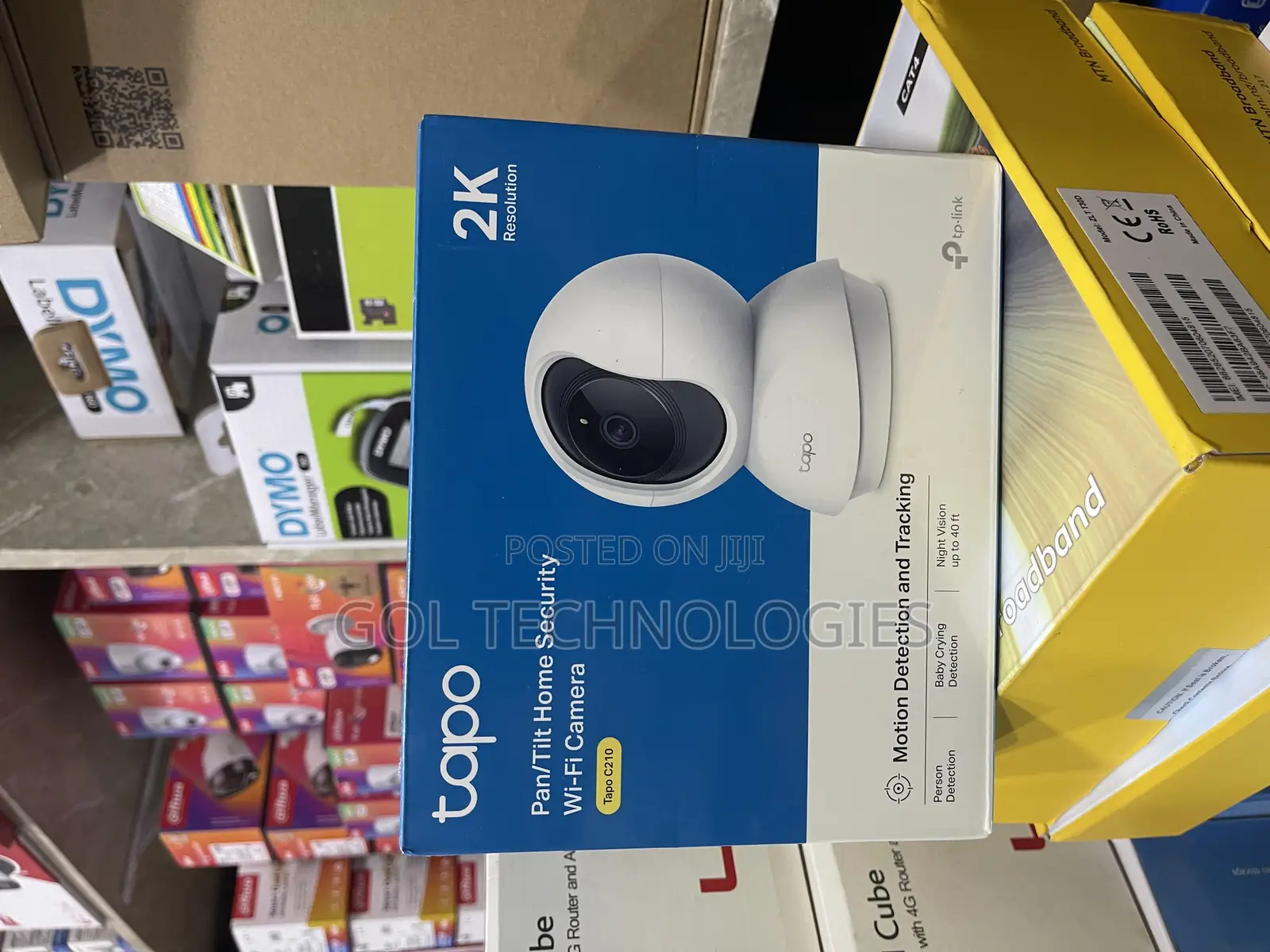 Tapo Pan/Tilt Home Security Wi-Fi Camera With Motion Detection Track