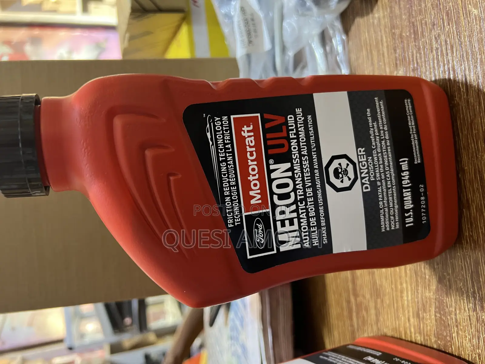 Motorcraft Mercon Ulv For Ford