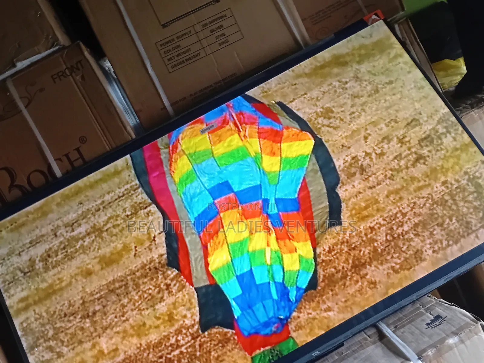 55-Inch Smart Tv Offering High-Definition Visuals and Wi-Fi Access