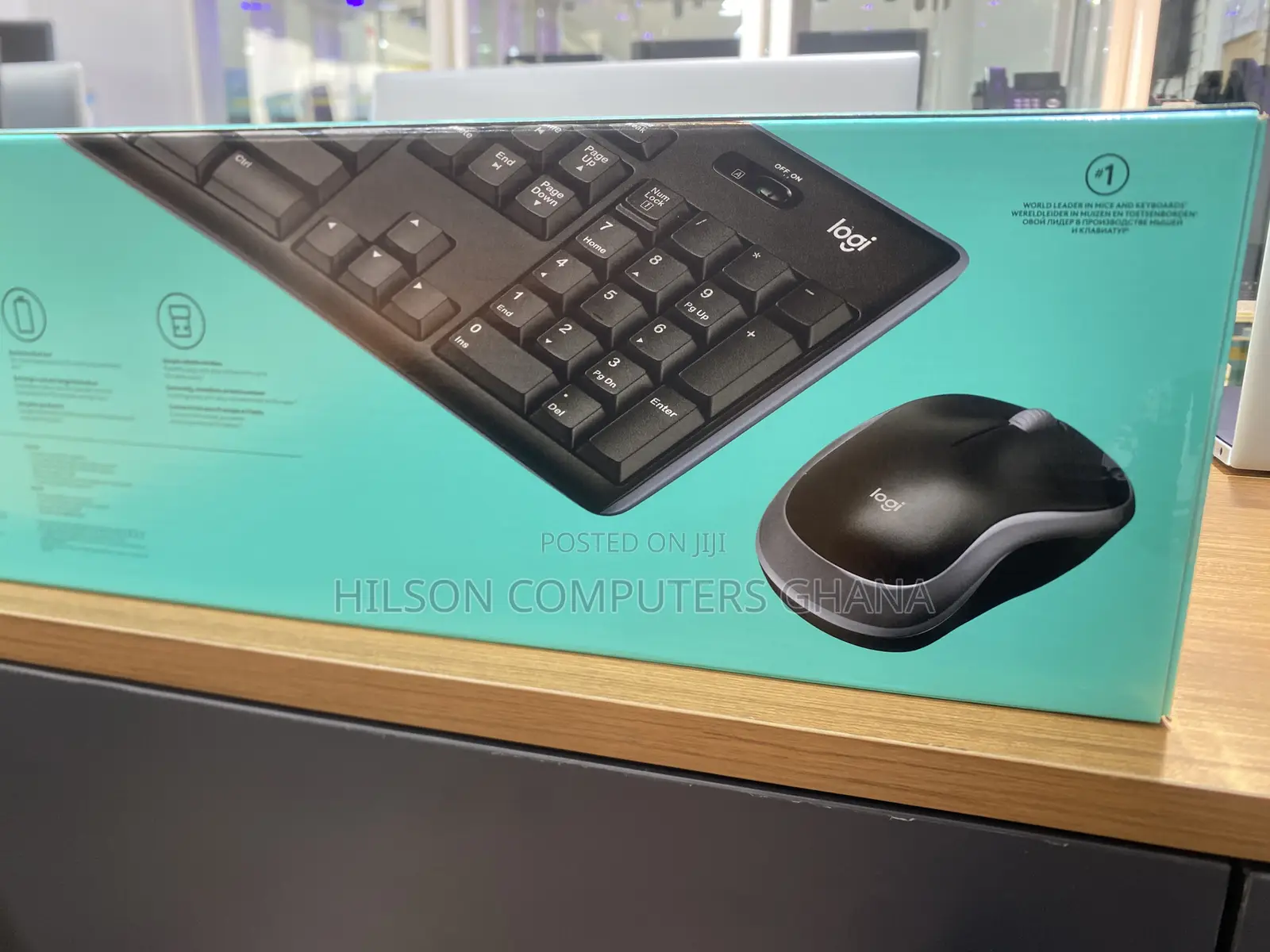 Logitech – Mk270 Wireless Keyboard And Mouse – Black