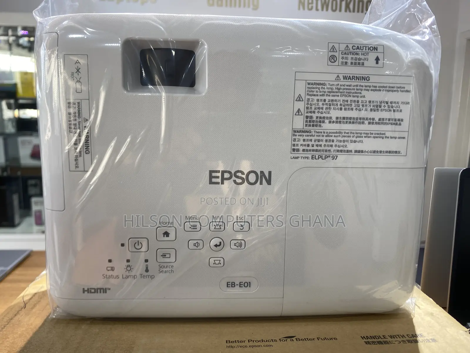 Epson Eb-E01 Xga 3lcd 3300 Lumens Projector