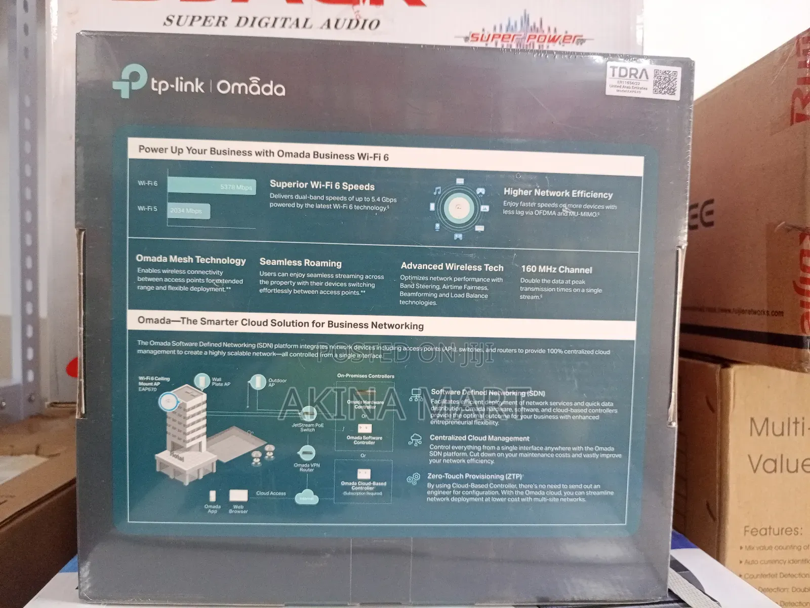 Tp Link Omada Ax5400 Ceiling Mount Wifi Access Point Eap 670