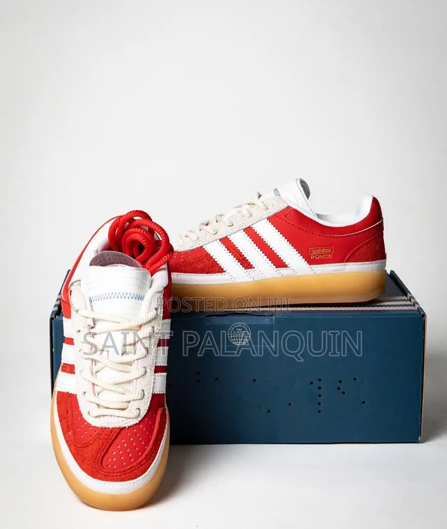 Red Adidas Bad Bunny Gazelle