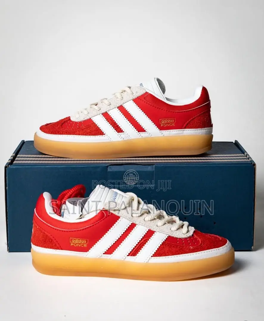 Red Adidas Bad Bunny Gazelle