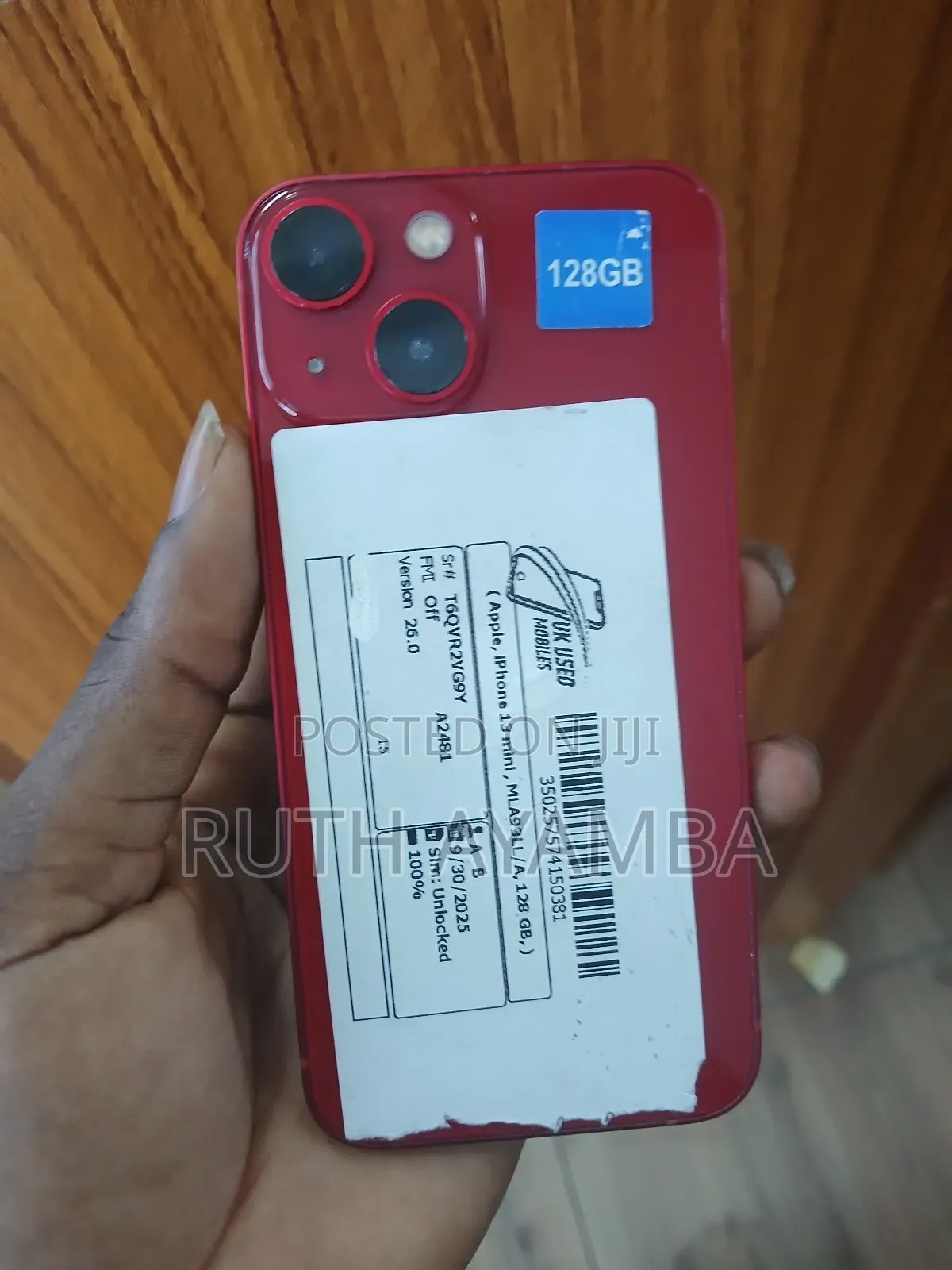 Apple iPhone 13 Mini 128 GB Red