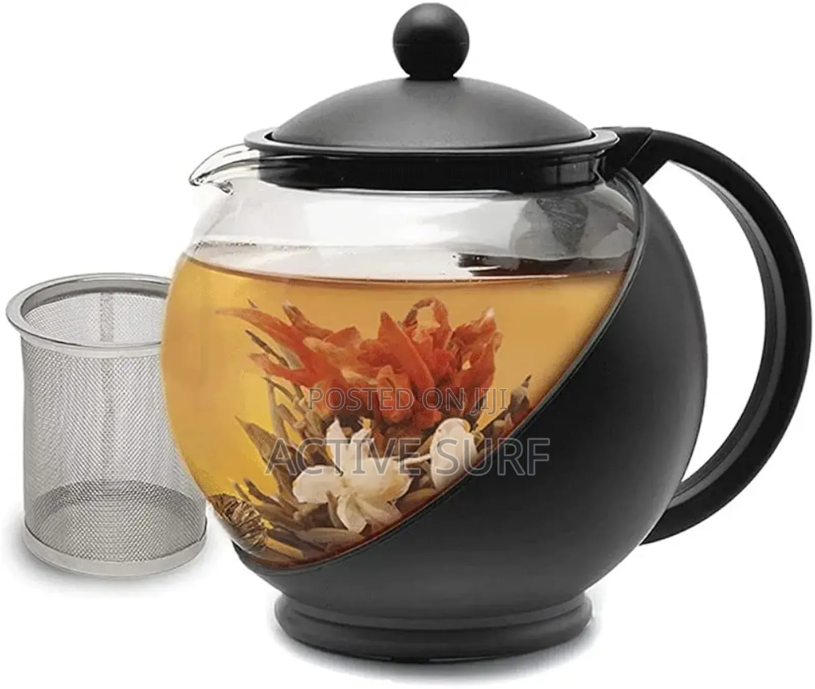 Half-moon Tea Pot With Herb Infuser – Where Style Meets Serenity