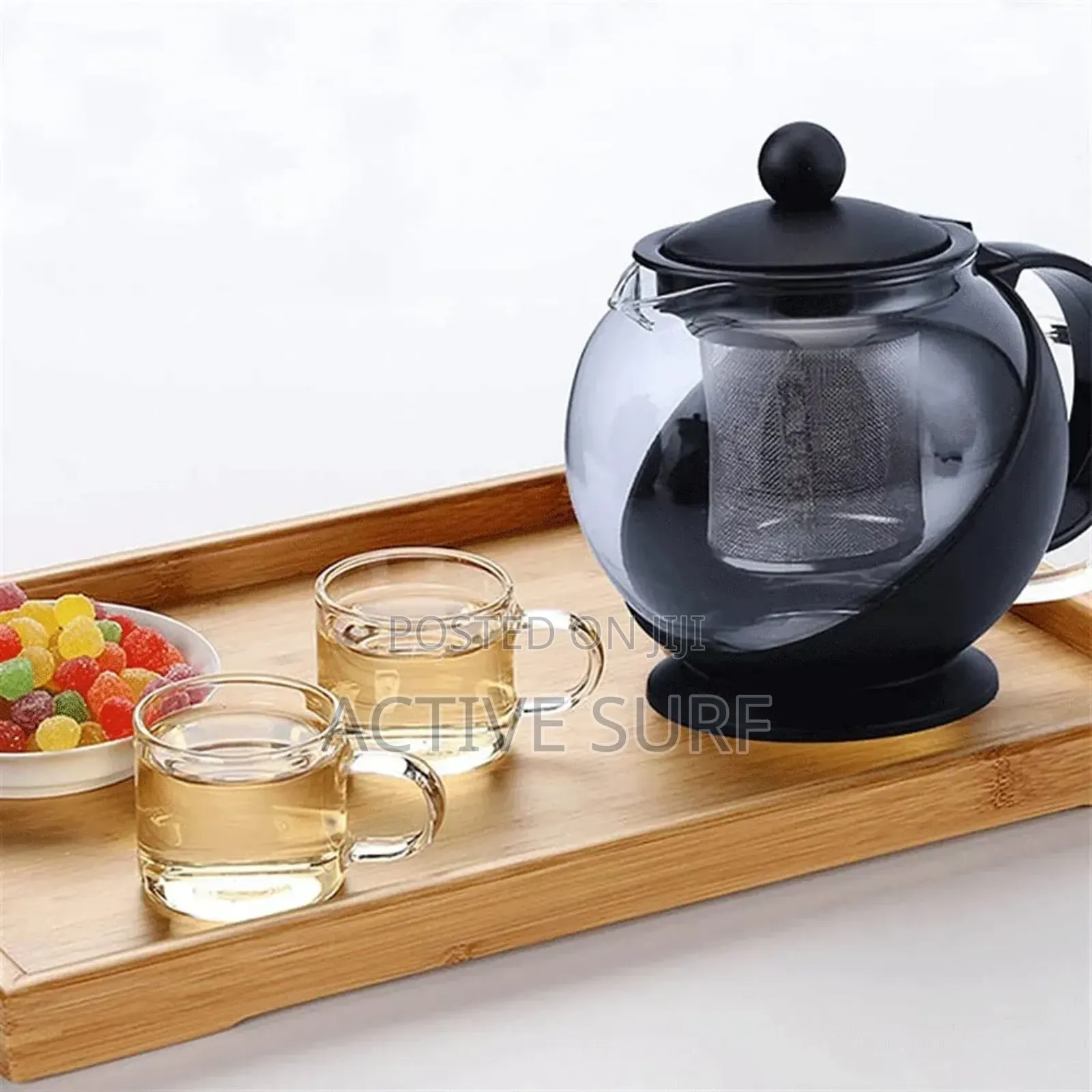 Half-moon Tea Pot With Herb Infuser – Where Style Meets Serenity