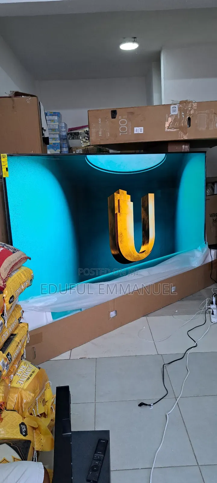 Hisense 100" Qled Uled American Type Google Tv Uhd Smart Android