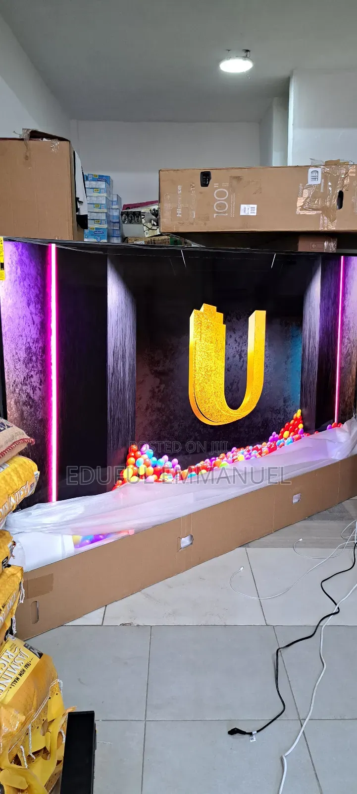Hisense 100" Qled Uled American Type Google Tv Uhd Smart Android